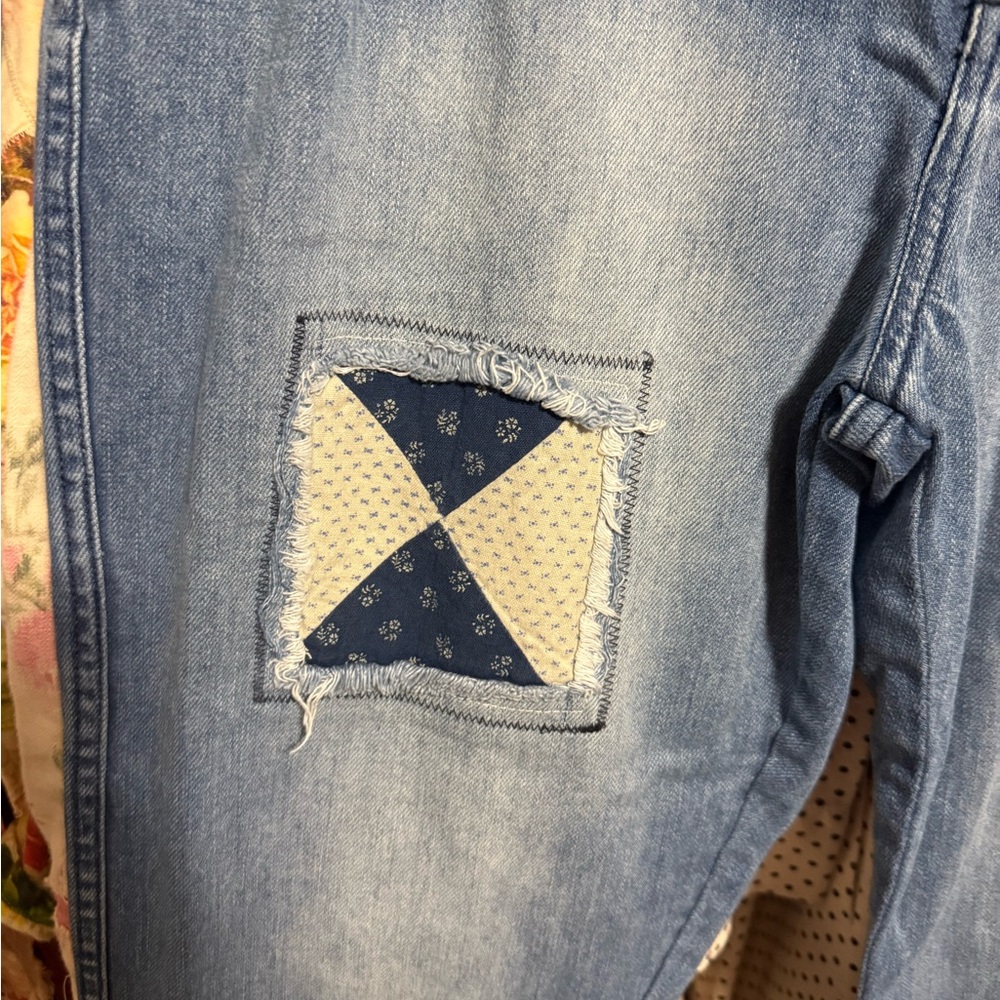 Free people patchwork jeans - Picture 3 of 9